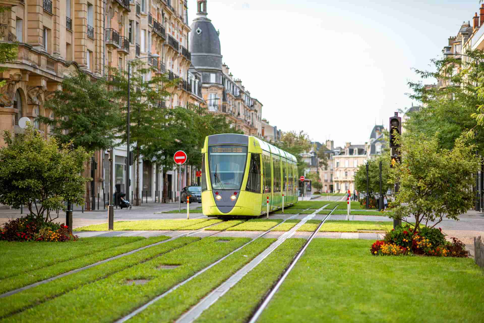 Reims Straßenbahn Verkehrssystem